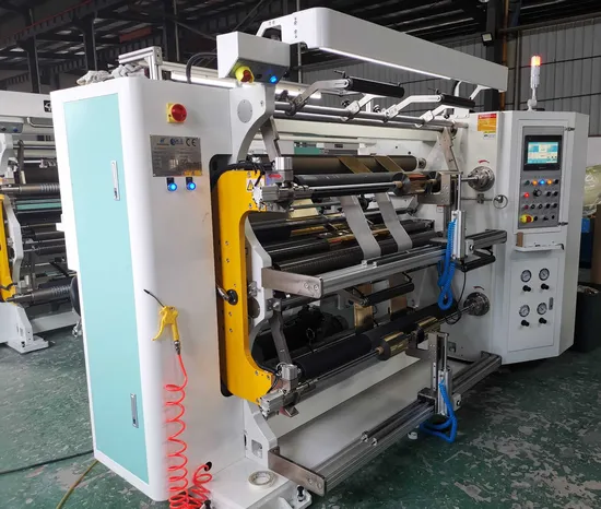 High Speed Slitting Rewinding Machine Slitter Rewinder for Jumbo Rolls in Flexible Packaging BOPP Pet CPP Paper Adhesive Label Slitter Max. 500mpm