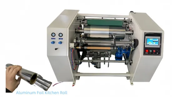 Mini Hot Stamping Foil Slitting Machine Foil Rewinder